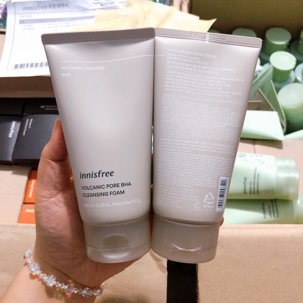 Hình ảnh Sữa rửa mặt tro núi lửa nâu sáng innisfree Volcanic Pore Cleansing Foam Ex 150ml