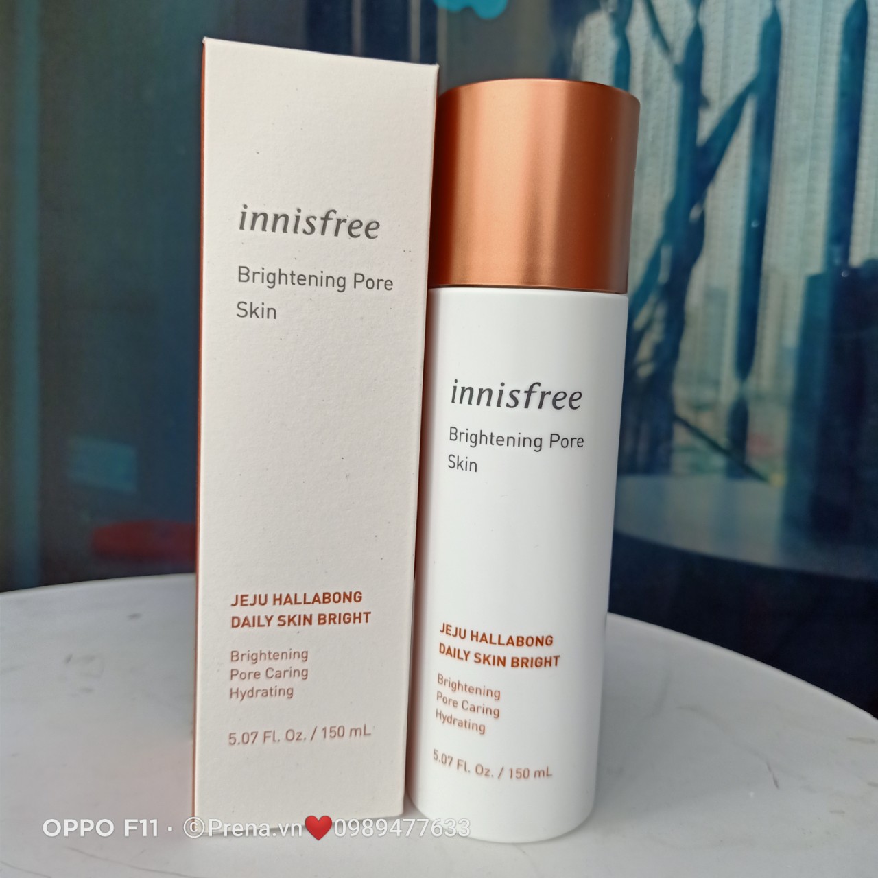 Nước hoa hồng quýt Innisfree Brightening Pore Skin