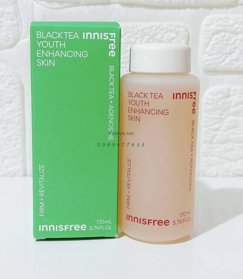 Hinh ảnh Toner nước hoa hồng trà đen Innisfree Black Tea Youth Enhancing Skin (150ml)