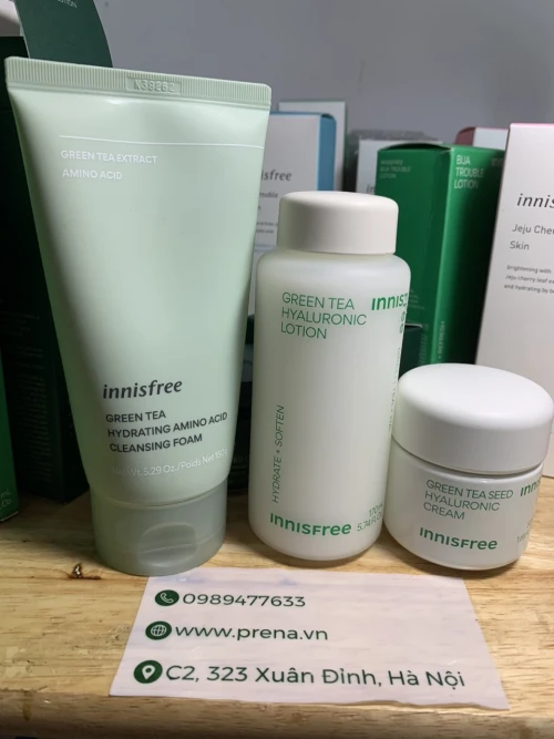 Bộ trà xanh Innisfree Green Tea 3 sản phẩm