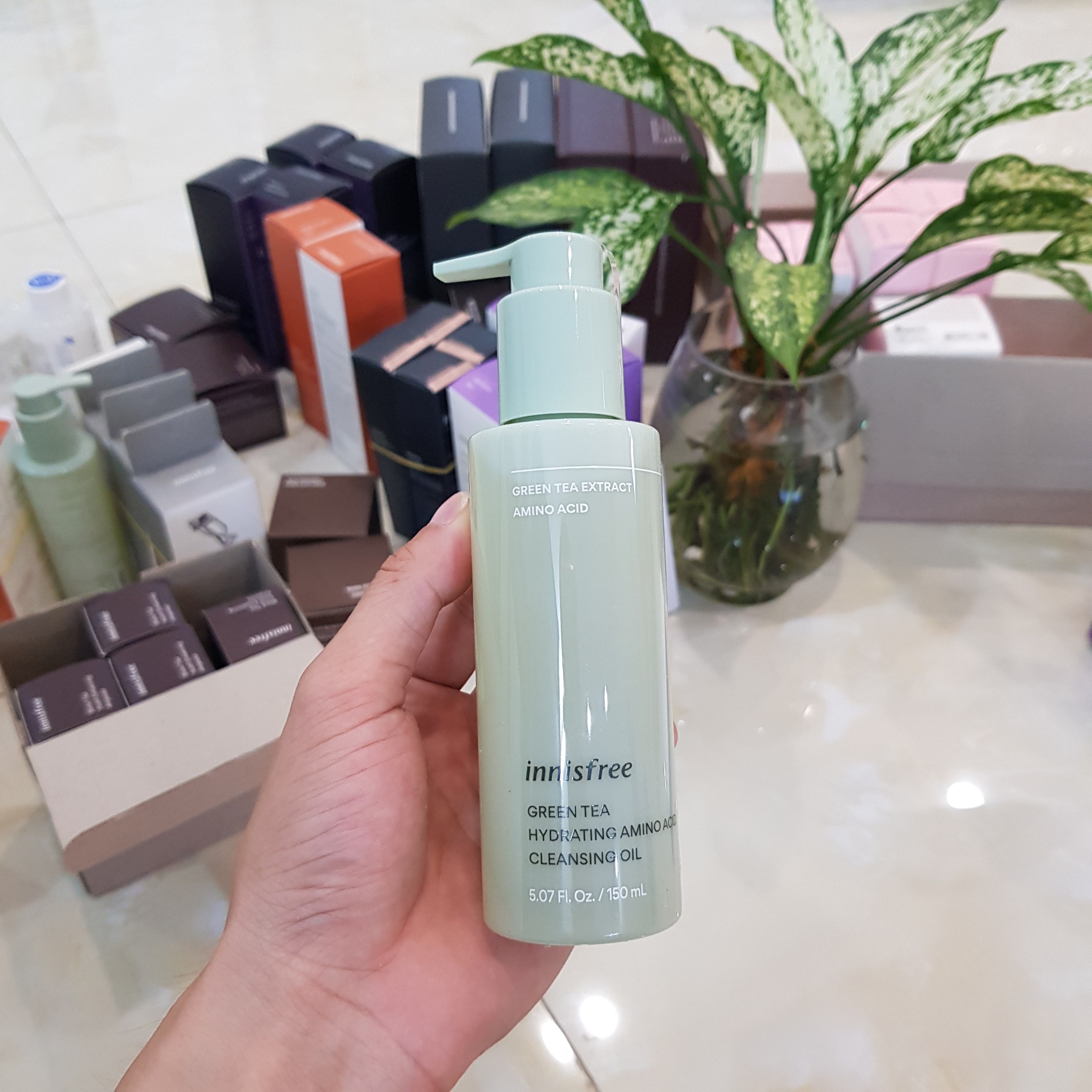 Dầu tẩy trang trà xanh Innisfree Green Tea Cleansing Oil