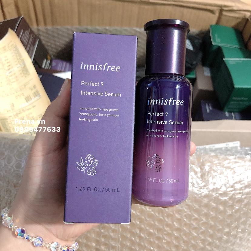 Hinh ảnh Tinh chất Innisfree Perfect 9 Intensive Serum 50 ml chống lão hóa chuyên sâu 9 loại thảo mộc