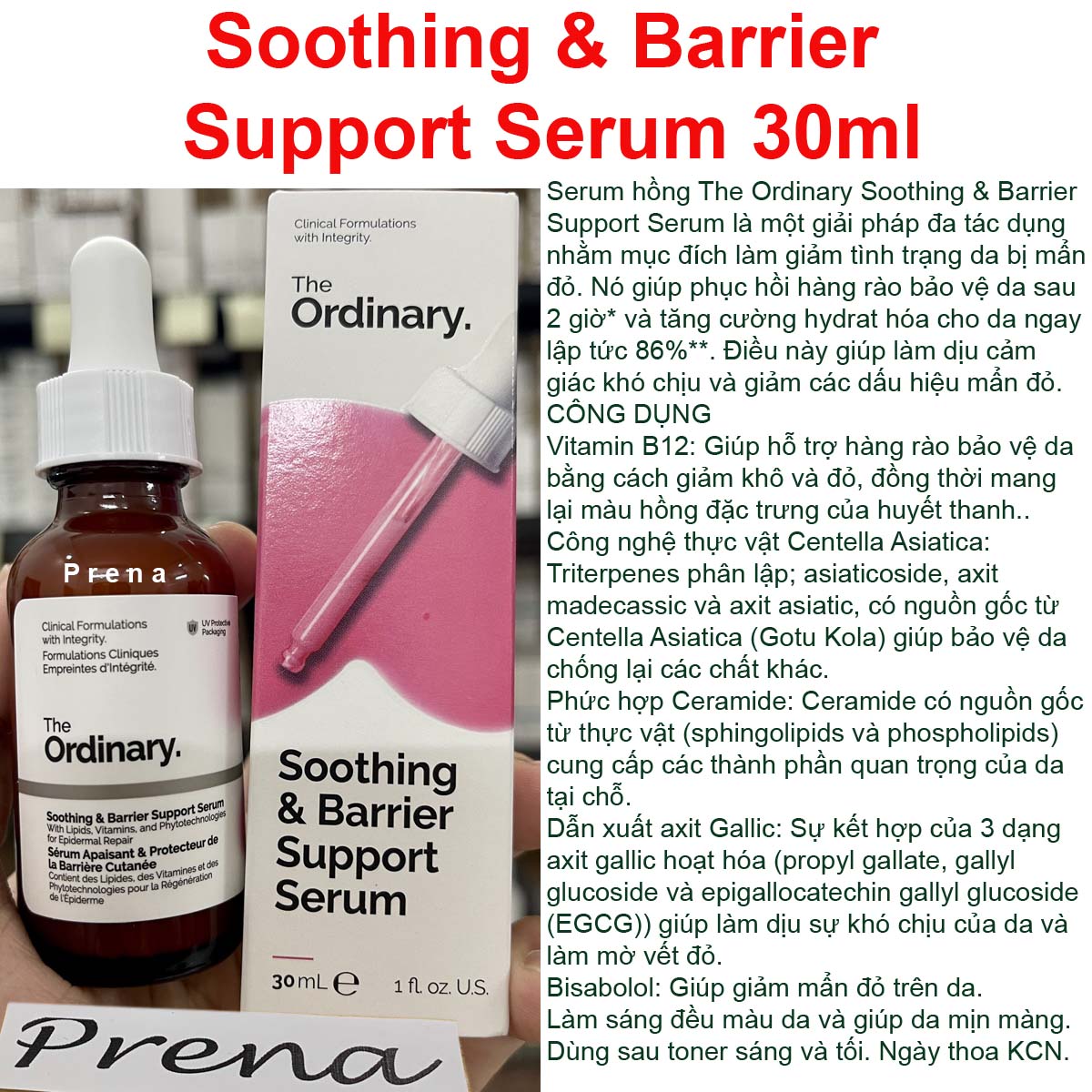 Serum The Ordinary Soothing & Barrier Support Serum